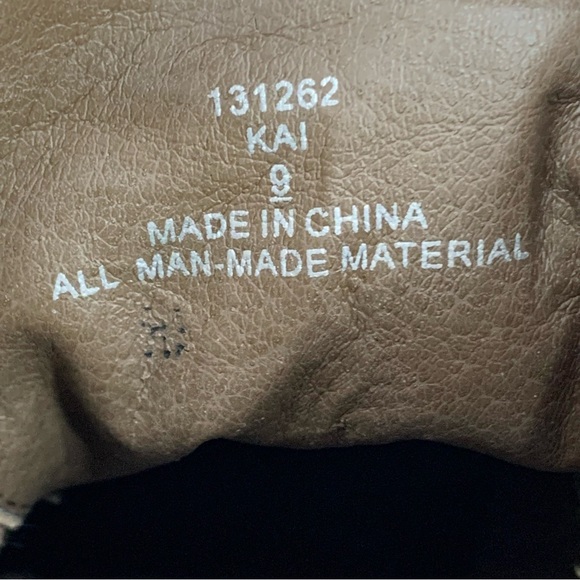 Xappeal Kai Faux Suede Neutral Rich Cognac Brown Lace-Up Ankle Booties - Size 9 - Picture 14 of 14